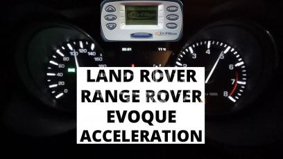 Land Rover Range Rover Evoque Si4 2.0 240 KM - acceleration 0-100 km/h