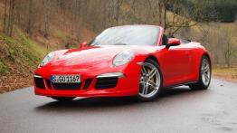 Porsche 911 991 Carrera 4S Cabrio 3.8 400KM - galeria redakcyjna - widok z przodu