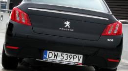 Peugeot 508 Sedan 1.6 e-HDi FAP 112KM - galeria redakcyjna - tył - inne ujęcie