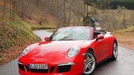 Porsche 911 991 Carrera 4S Cabrio 3.8 400KM - galeria redakcyjna - widok z przodu