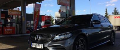 #Mercedes #KlasaC #CircleK #tankowanie, zdjęcie 1