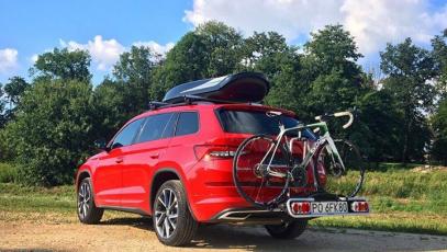 #skoda #welovecycling #kodiaq #cycling #tdf #red #redcar #suv #test #adventure #skodacyclingadventure