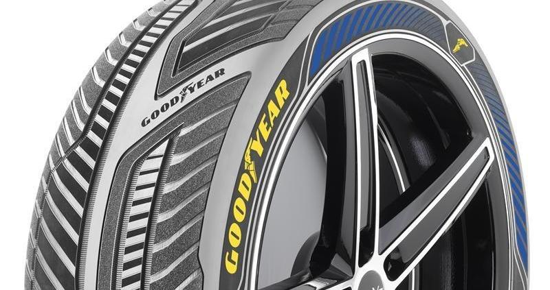 Goodyear prezentuje koncepcyjną oponę z zaawansowanymi czujnikami dla wczesnej generacji pojazdów autonomicznych 