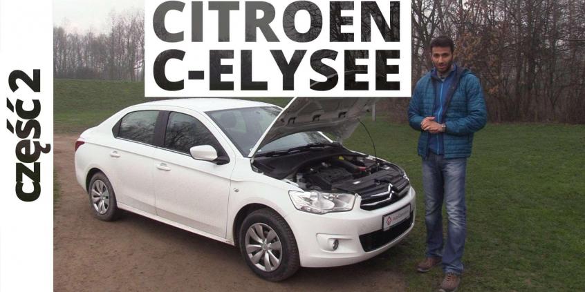 Citroen C-Elysee 1.6 VTi 115 KM, 2016 - techniczna część testu