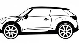 Mini Paceman Concept - szkic auta