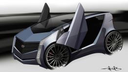 Cadillac Urban Luxury Concept - szkice - schematy - inne ujęcie