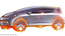 Kia Slice Concept - szkic auta