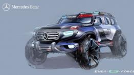 Mercedes Ener-G-Force Concept - szkic auta