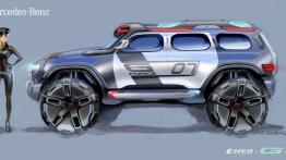 Mercedes Ener-G-Force Concept - szkic auta