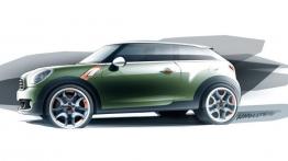 Mini Paceman Concept - szkic auta