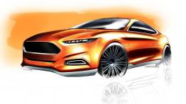 Ford Evos Concept - szkic auta