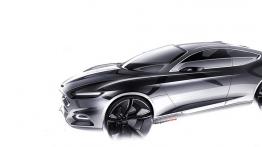 Ford Evos Concept - szkic auta