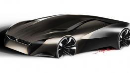 Peugeot Onyx Concept - szkic auta