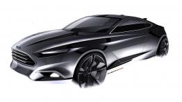 Ford Evos Concept - szkic auta