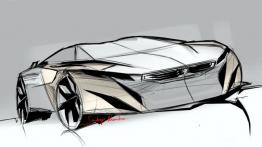 Peugeot Onyx Concept - szkic auta