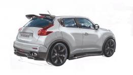 Nissan Juke-R - szkic auta