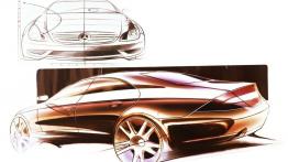 Mercedes Vision CLS - szkic auta