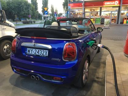 #MINI #Cabrio #MINICooperS #CircleK #tankowanie