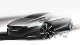 Peugeot HX1 Concept - szkic auta