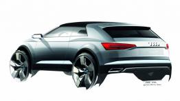 Audi Crosslane Coupe Concept - szkic auta