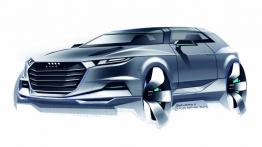 Audi Crosslane Coupe Concept - szkic auta