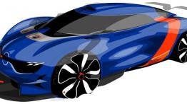 Renault Alpine A 110-50 Concept - szkic auta