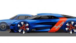 Renault Alpine A 110-50 Concept - szkic auta