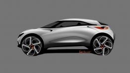 Renault Captur Concept - szkic auta