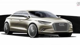 Audi A3 e-tron Concept - szkic auta