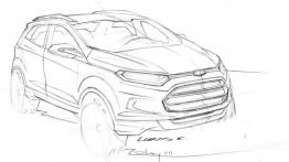 Ford EcoSport - szkic auta