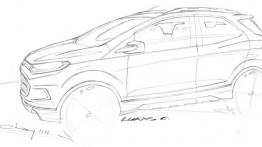 Ford EcoSport - szkic auta