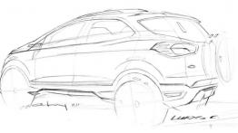 Ford EcoSport - szkic auta