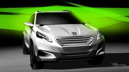 Peugeot Urban Crossover Concept - szkic auta