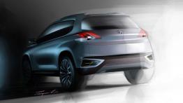 Peugeot Urban Crossover Concept - szkic auta