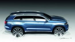 Volkswagen CrossBlue Concept - szkic auta