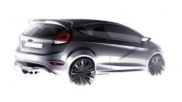 Ford Fiesta ST Concept - szkic auta