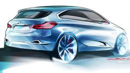 BMW Active Tourer Concept - szkic auta