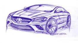 Mercedes Style Coupe Concept - szkic auta