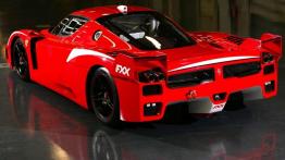 Ferrari FXX - bolid F1 w czerwonym płaszczyku