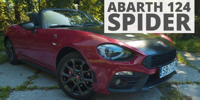 Abarth 124 Spider - pizza czy sushi?