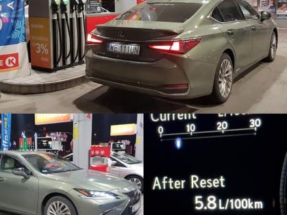 #lexus #es #lexuses #tankowanie #circlek #zuzycie #paliwa #hybrid