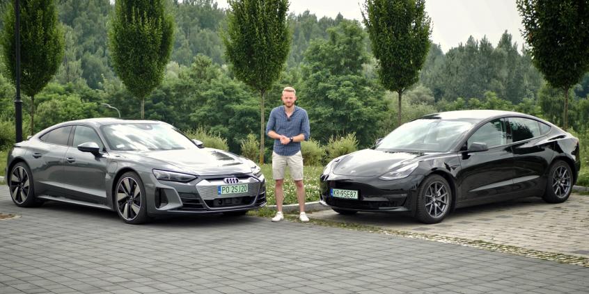 Audi e-tron GT vs Tesla Model 3 - jedna główna różnica