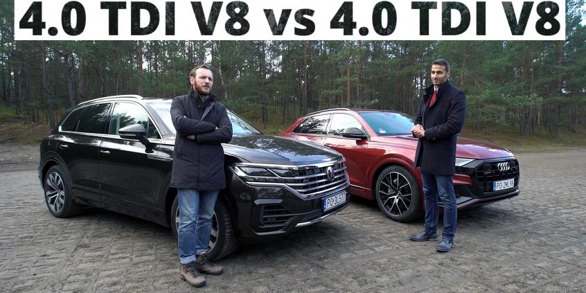 Audi SQ8 vs VW Touareg V8 - na tym samym wózku